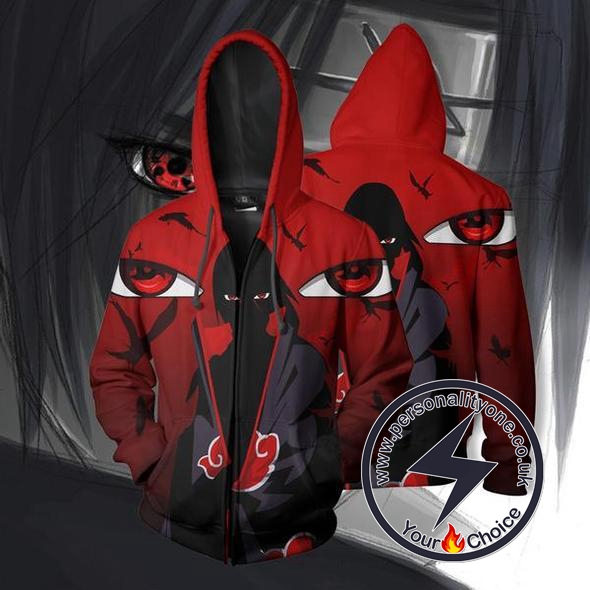 Naruto - Irachi Shahringan Zip Up - Hoodies Jackets